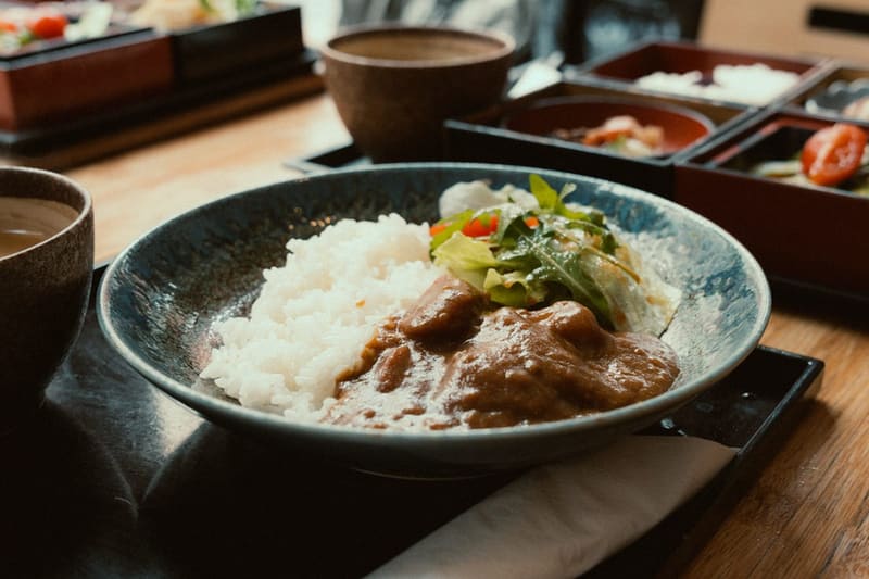 Japanese Curry Rice plated and ready to serve
