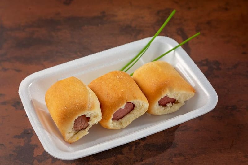 Australian Sausage Roll Bake plated and ready to serve