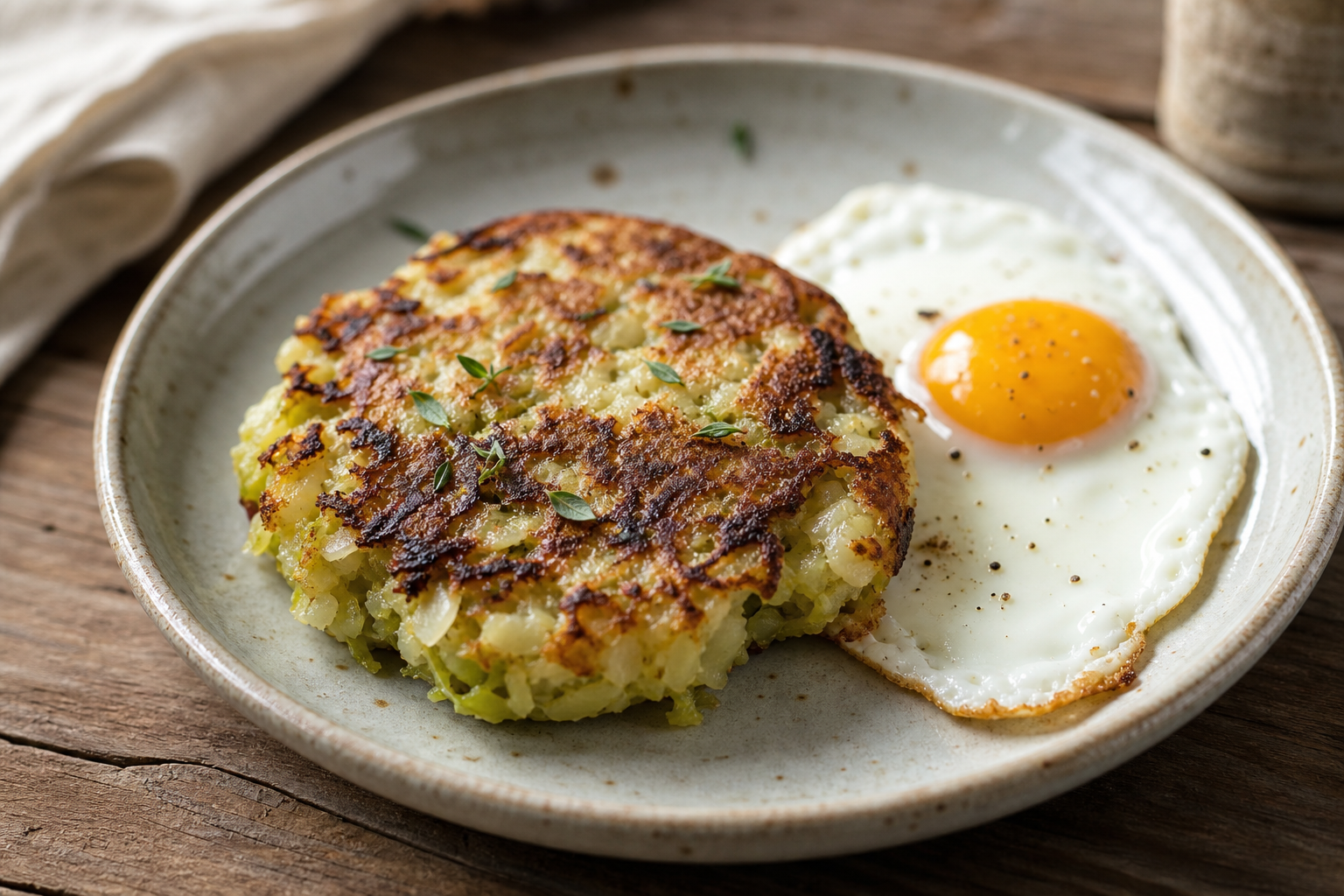 British Bubble and Squeak plated and ready to serve