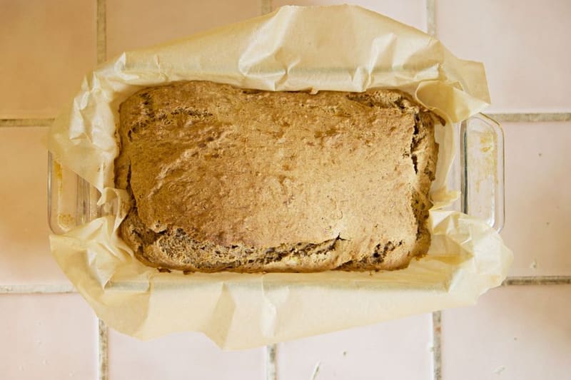 Banana Bread plated and ready to serve
