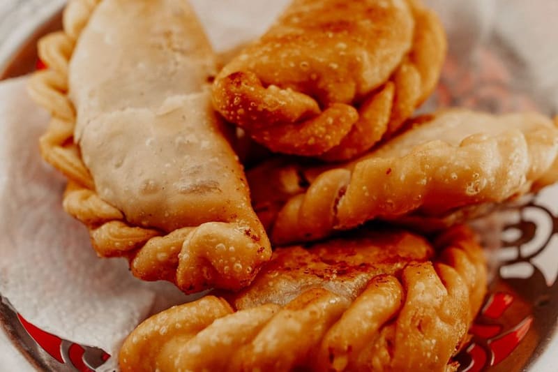 Argentinian Empanadas plated and ready to serve
